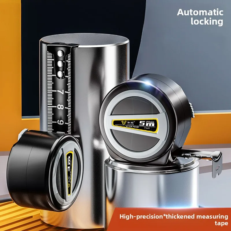 Industrial 10‑Meter Self‑Lock Tape Measure Heavy‑Duty Anti‑Drop Thick Anti‑Cut Hand Durable Measuring
