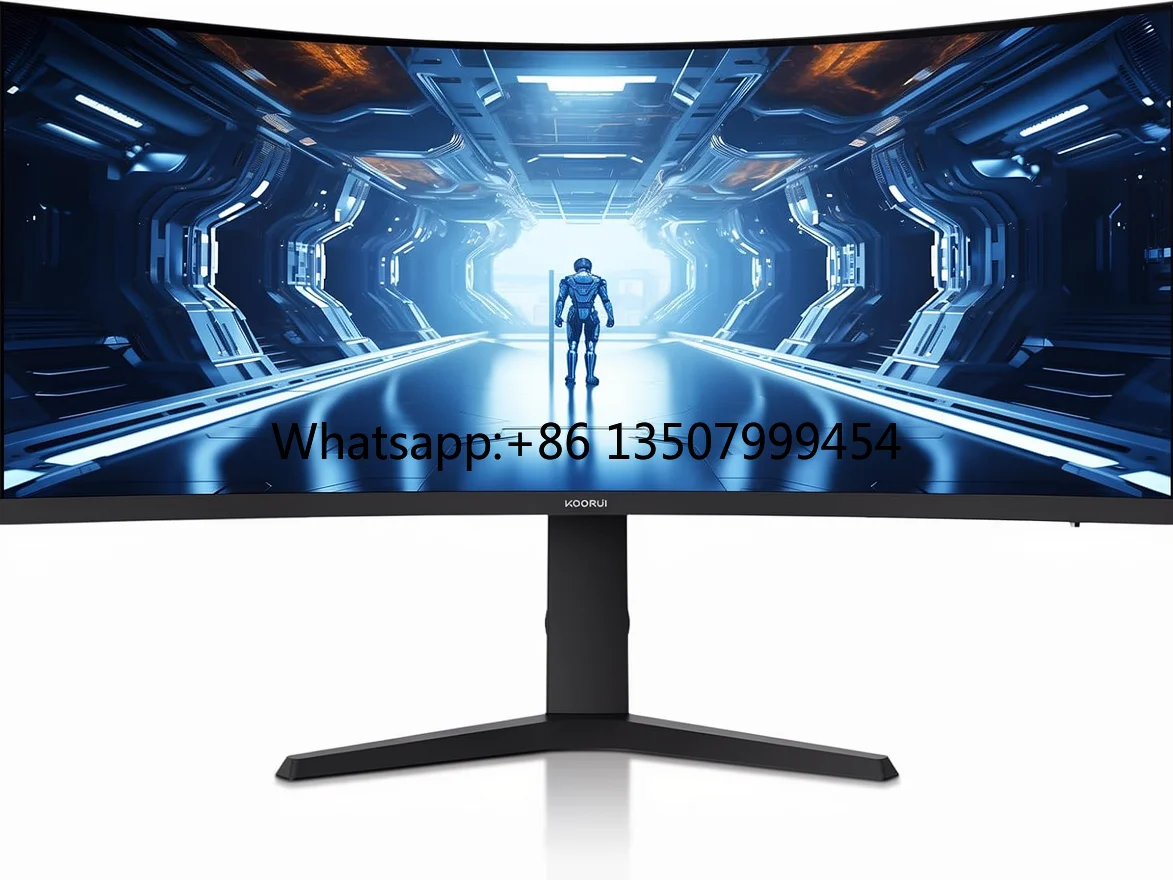 34-inch Curved Ultrawide 21:9 WQHD 3440x1440 165Hz 1ms HDR400 DCI-P3 95% FreeSync Premium Gaming Monitor DP/ Ports
