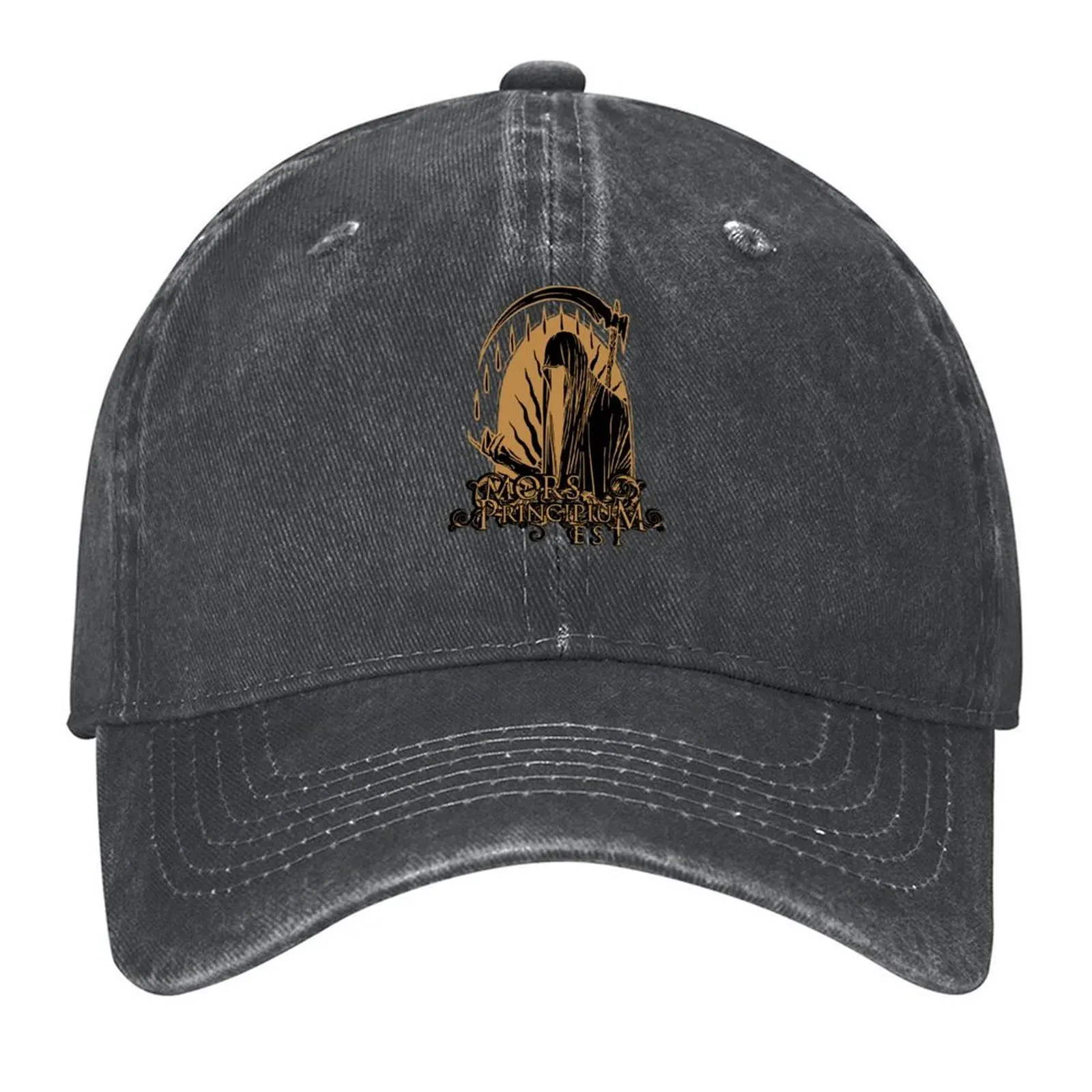 

Mors Principium Est Death Baseball Cap Beach Bag Luxury Hat golf hat genuine Hat Baseball Cap Boy Women's