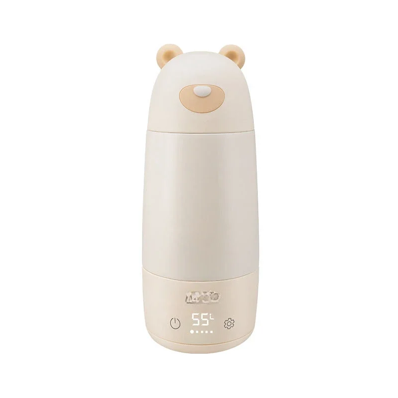 500ML Wireless Portable Electric Kettle Heating Cup 9000mAh Rechargeable Battery Insulated Water Bottle Baby Cup