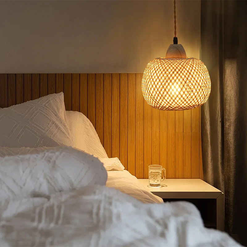 Retro Japanese style, bamboo restaurant lights, background wall lamps #3