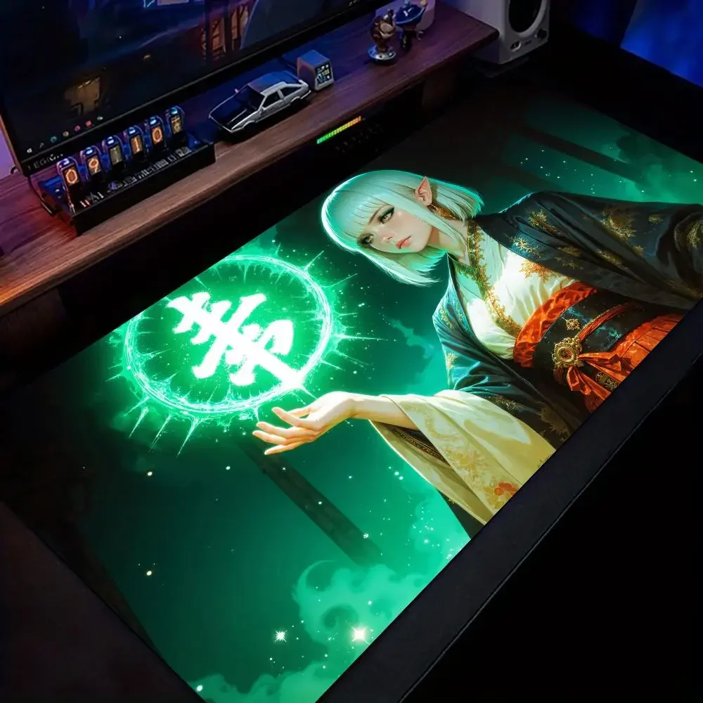 Коврик для мыши Arcane Magic Array Witch, резиновый противоскользящий настольный коврик, аксессуары для геймеров, игровой коврик, расширенный коврик, украшение для рабочего стола