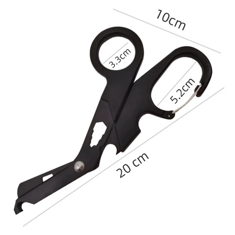 1pc Rescue Scissors Trauma Shears Survival Tool Trauma Gauze First Aid Shear Outdoor Utility Hike Home