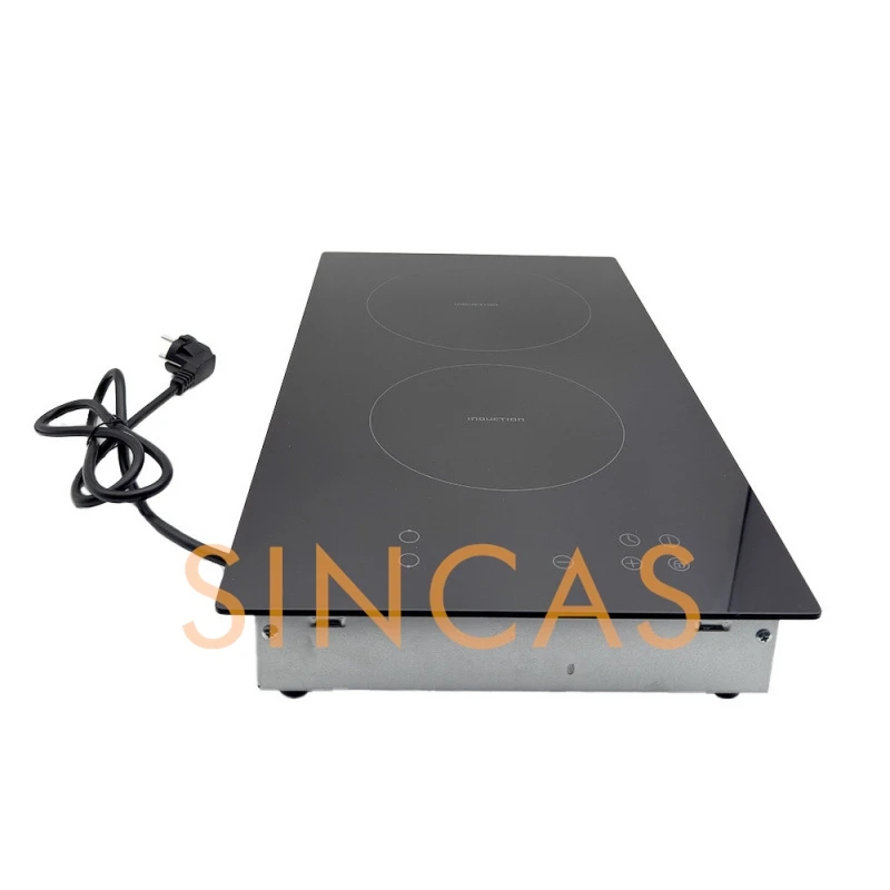 Double-Headed Electric Induction Cooktop Stove Hob Built-in Cooker220V Sensor Touch Control Magnetic Cooker Hot Plate