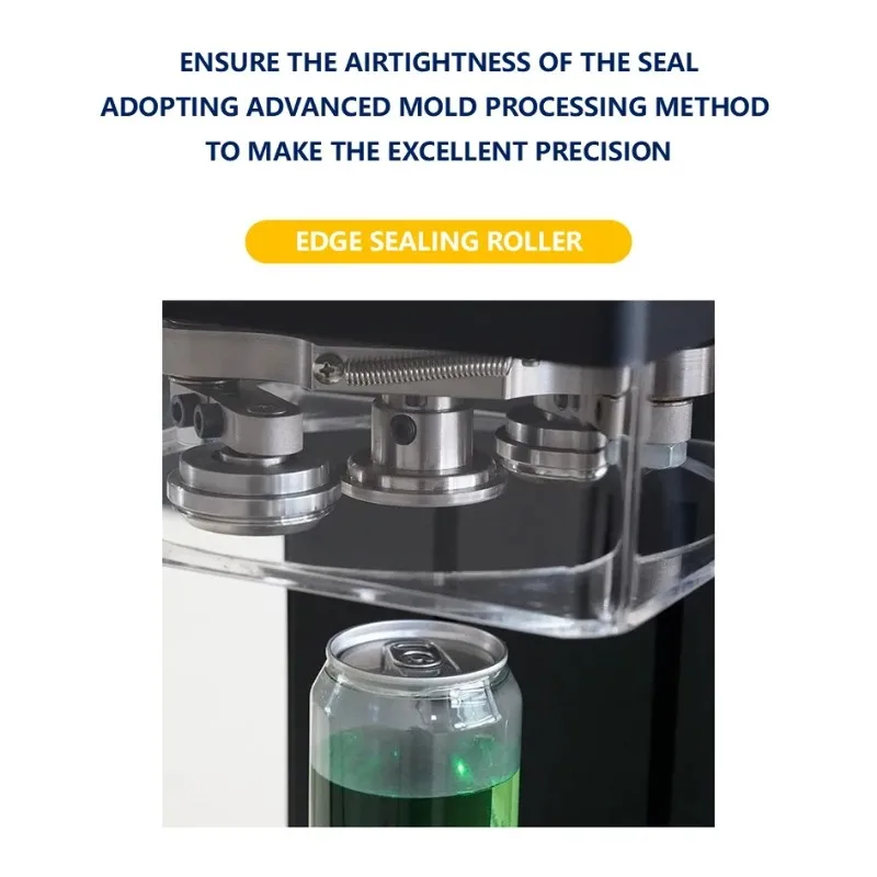 

【Best-selling】2024 New Design High Quality Full Automatic Soda Tin PET Pop Can Sealing Machine Bubble Coffee Shop Touch Screen C