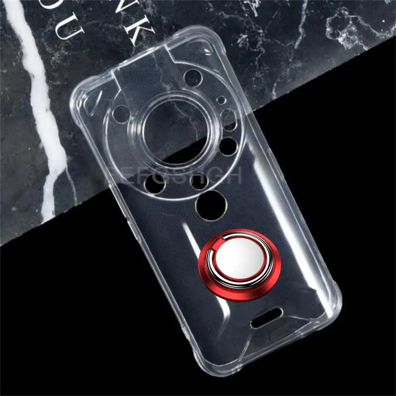 Fashion Full Cover For AGM Glory SE Metal Ring Holder Magnetic TPU Back Phone Case For AGM Glory Pro G1 Pro