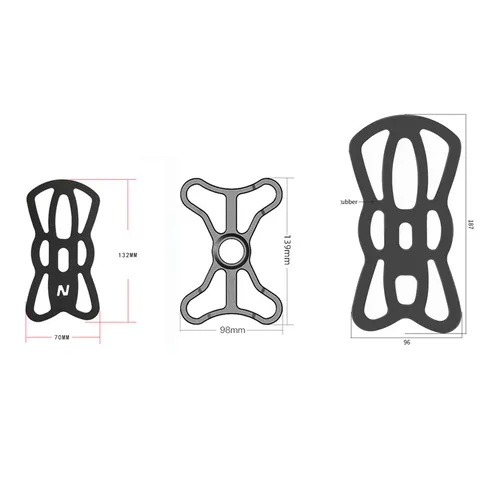 Goma antideslizante de seguridad para teléfono o tableta, soporte compatible con ram, x-grip