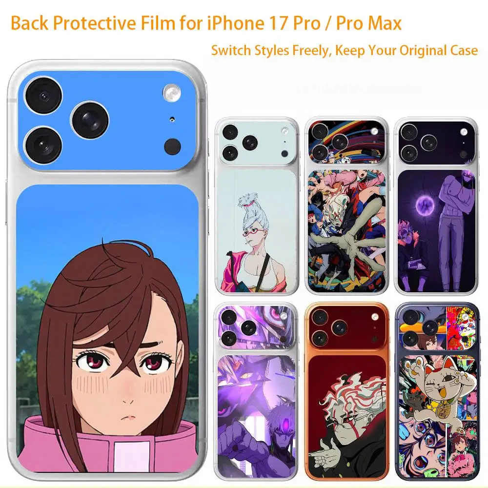 

Anime Dandadan 3D Full Body Skin Decal for iPhone 17/Pro/Pro Max Color Rear Protective Sticker