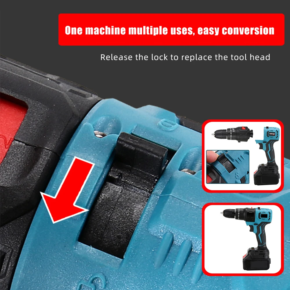 Imagem -03 - Brushless Tesouro Elétrico Multitool Ferramentas sem Fio Power Tool Combo Kit Broca Elétrica Chain Saw Polidor Acessórios Hot