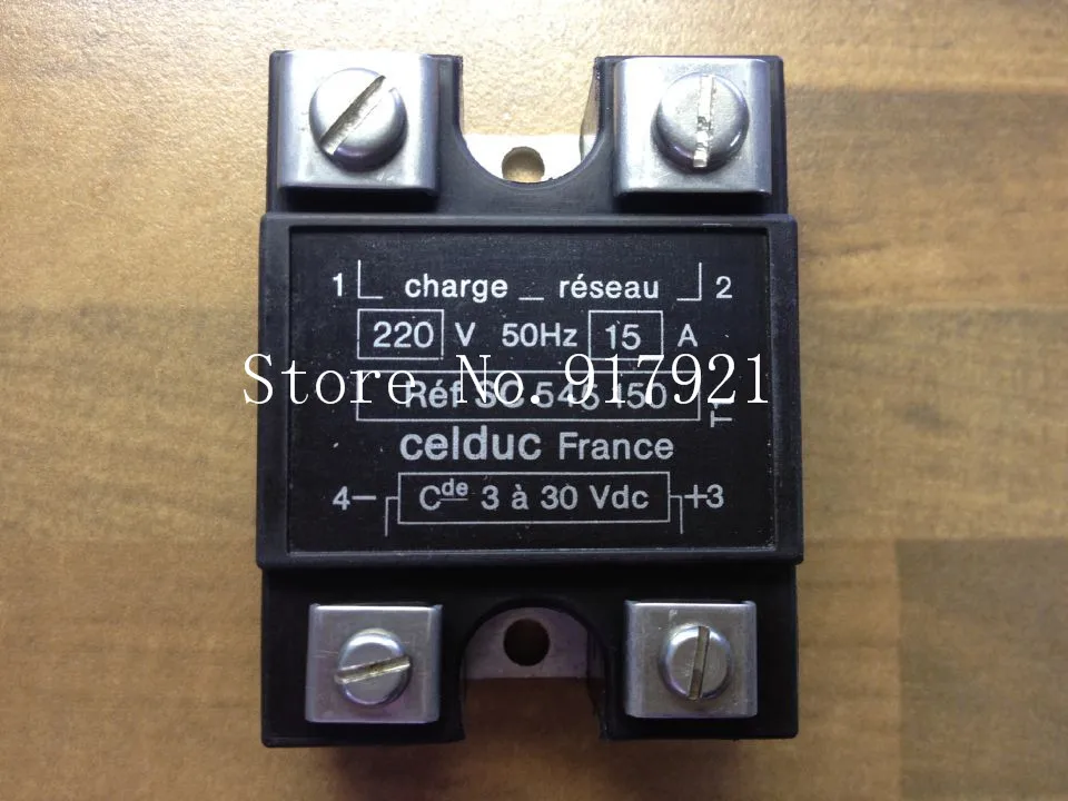 [ZOB] The original French Celduc SC545150 15A 220V said the import of solid state relay 3-30V  --5pcs/lot