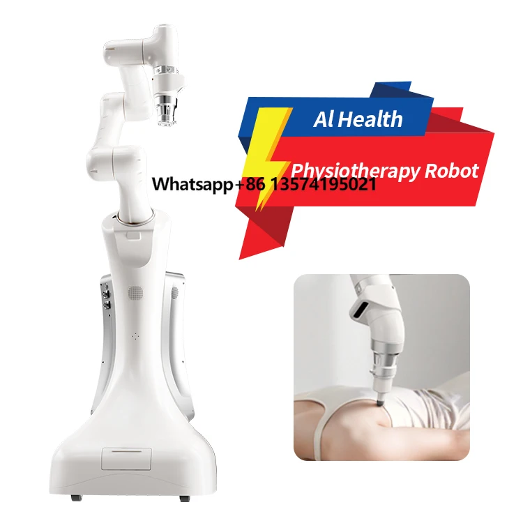 2025 New Trend Changeable Head Multifunction Physiotherapy & Rehabilitation AI Physiotherapy Robots Automatic Massage Equipment