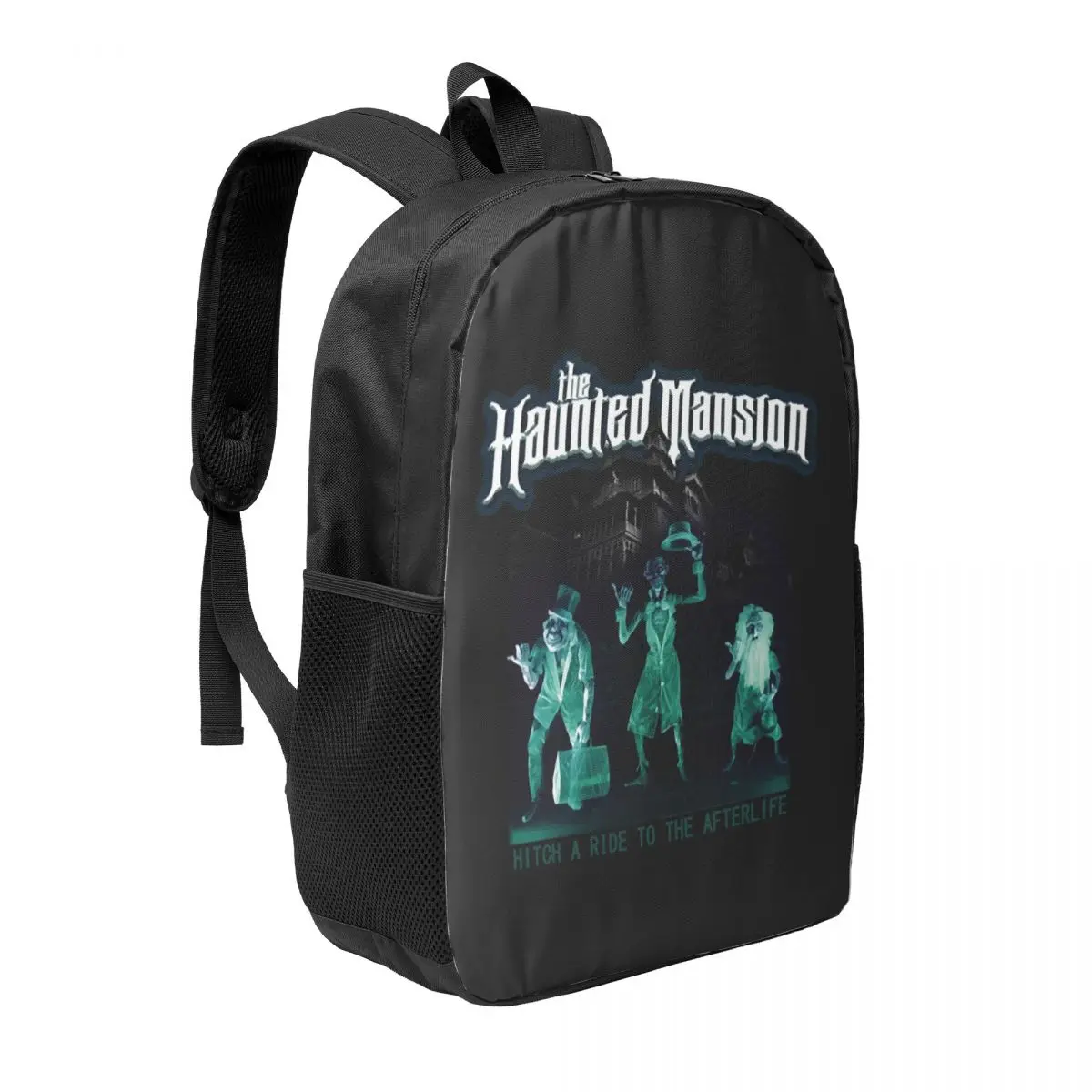 Custom Haunted Mansion Movie Laptop Backpack Men Women Fashion Bookbag for School College Student Bag