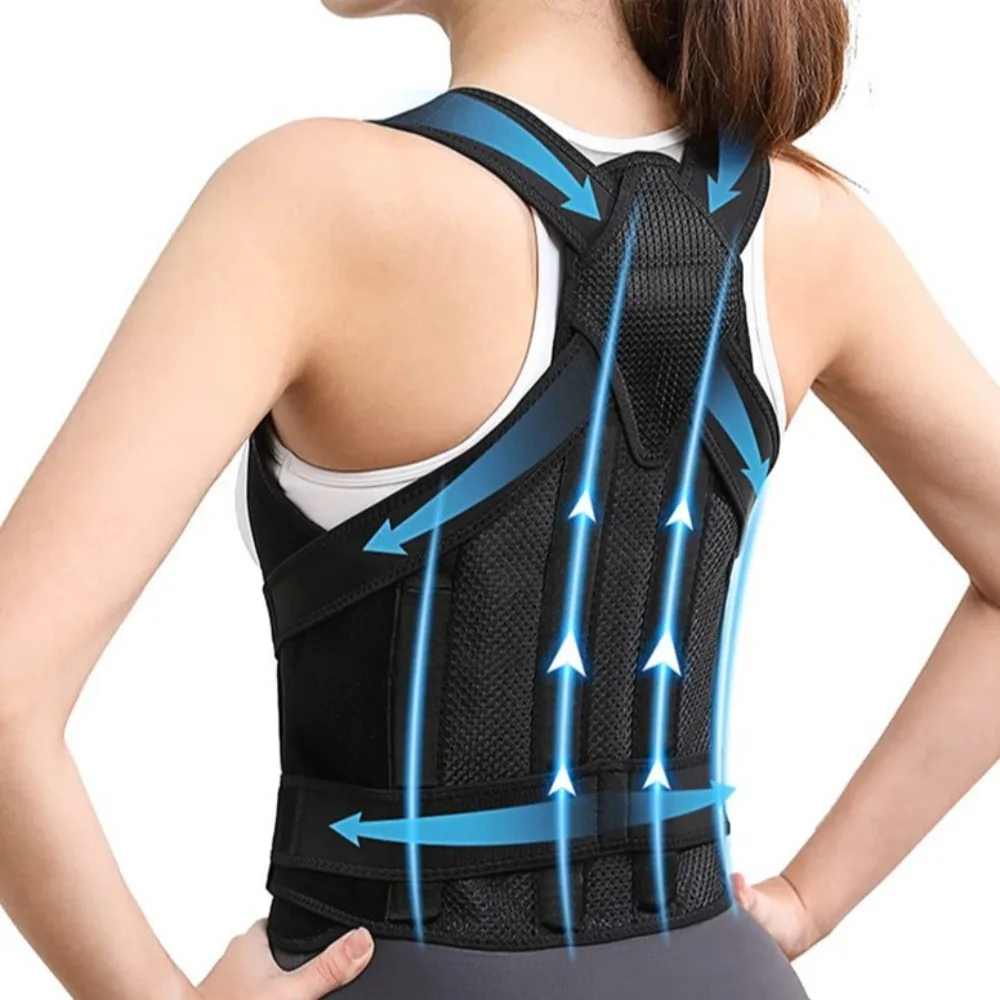 

Lumbar Support Back Posture Corrector Corset Adjustable Breathable Spine Posture Correction Corset Ergonomics Comfortable