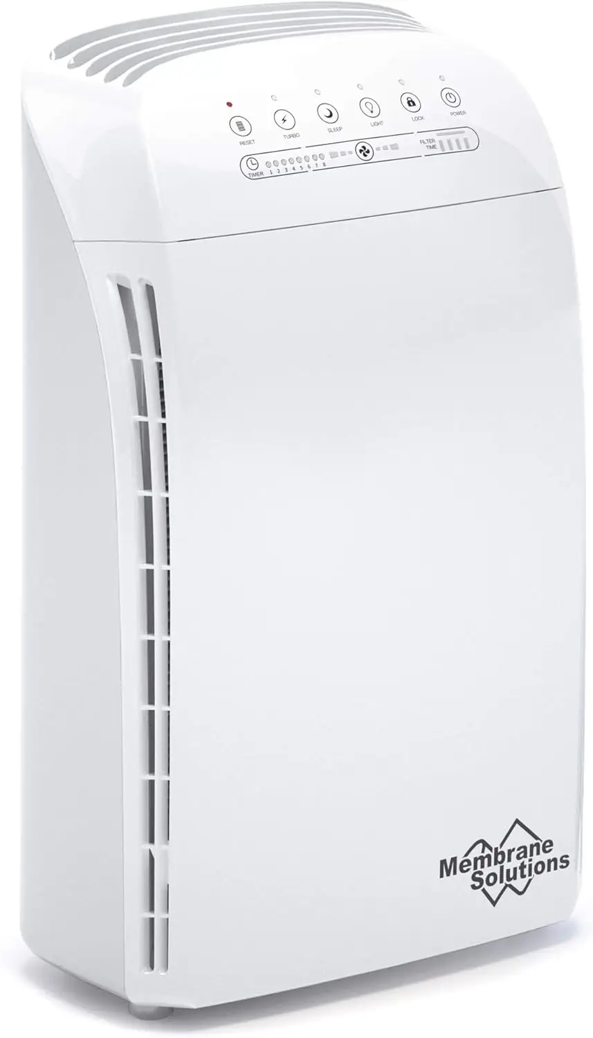 for Home Large Room Up to 1590 sq ft. H13 True HEPA Filter Air Purifier for Bedroom 22db, 100% Ozone Free Air Clean