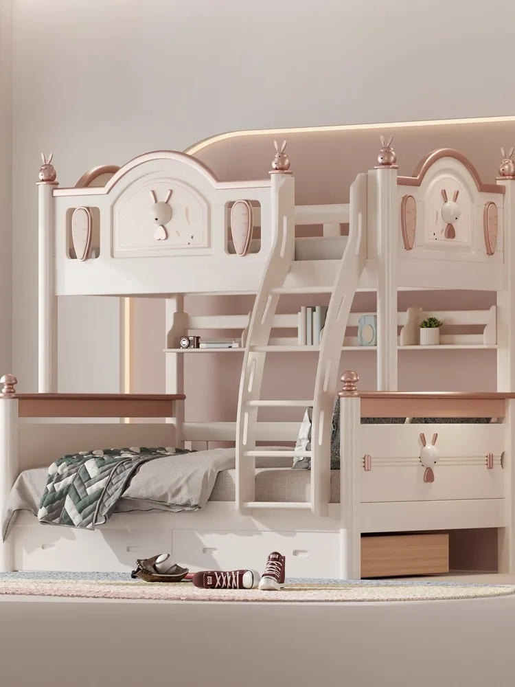 Children's bed Boys and girls up and down Mother and child beds High and low beds Bunk Mother and child Bunk