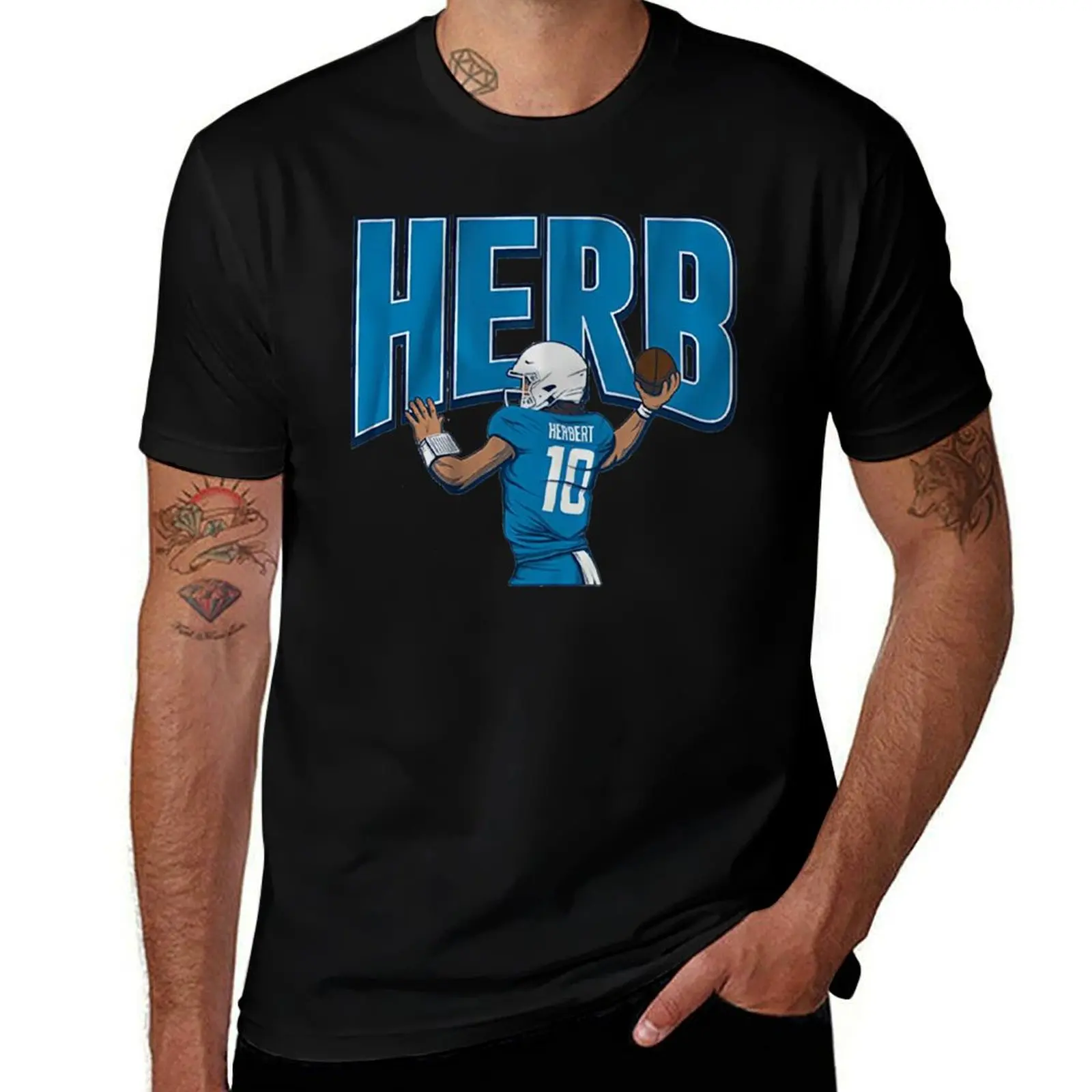 

Justin Herbert HERB T-Shirt t shirt man designer g man t shirts for men man tshirt T-Shirt