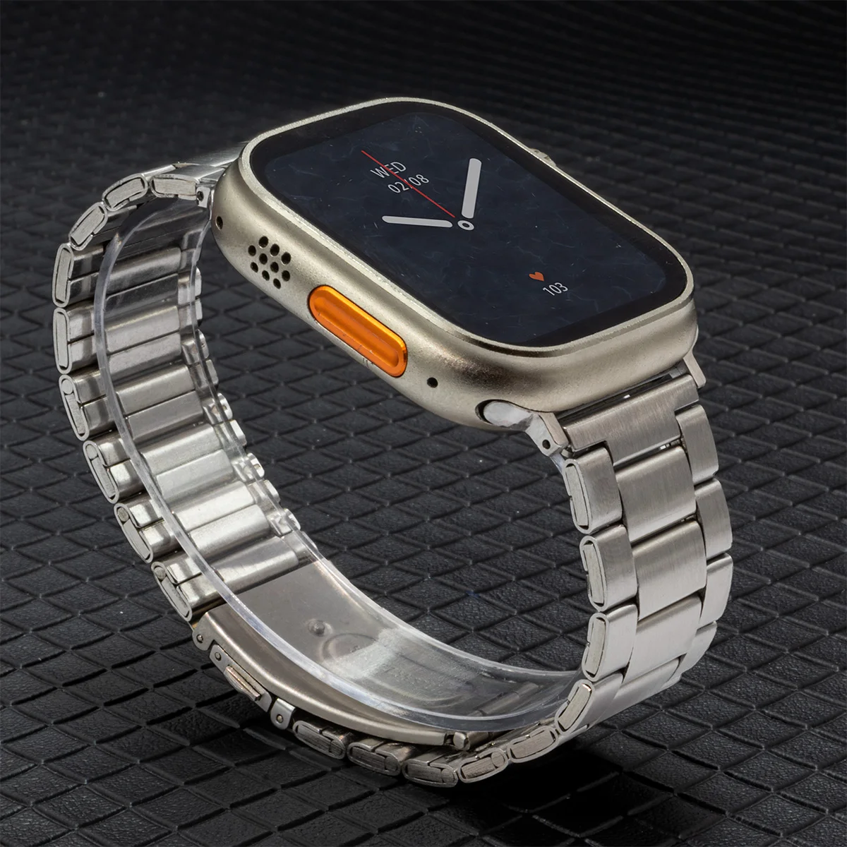 الفولاذ المقاوم للصدأ المعادن معصمه سوار لساعة أبل 38/40/41 مللي متر 42 مللي متر/44/45/46 مللي متر سوار لسلسلة Iwatch 10 9 8 7 6 5 4 SE #4