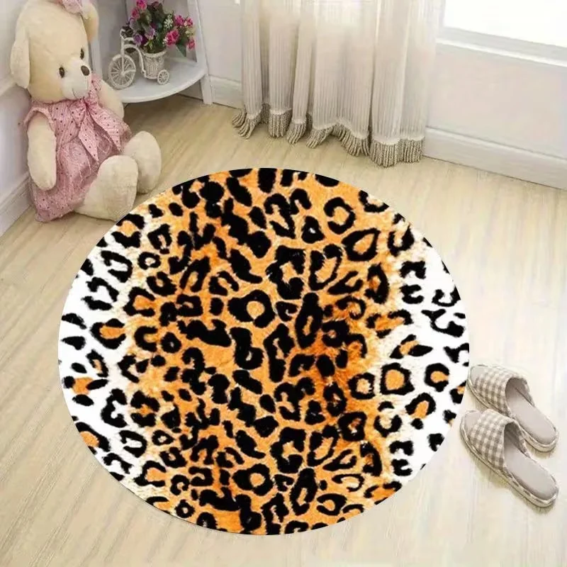 둥근 기린 프린트 러그 빈티지 동물 가죽 무늬 논슬립  - Commercial Printing & Packaging Pvt Ltd Photos 리뷰 및 가격