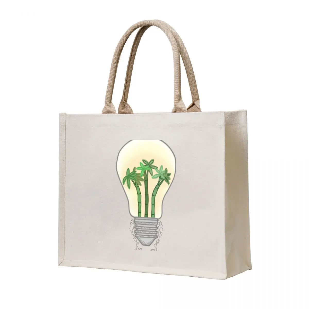 

bamboo in bulb Tote Bag shopper bag women canvas shopping bag logo tote bags men