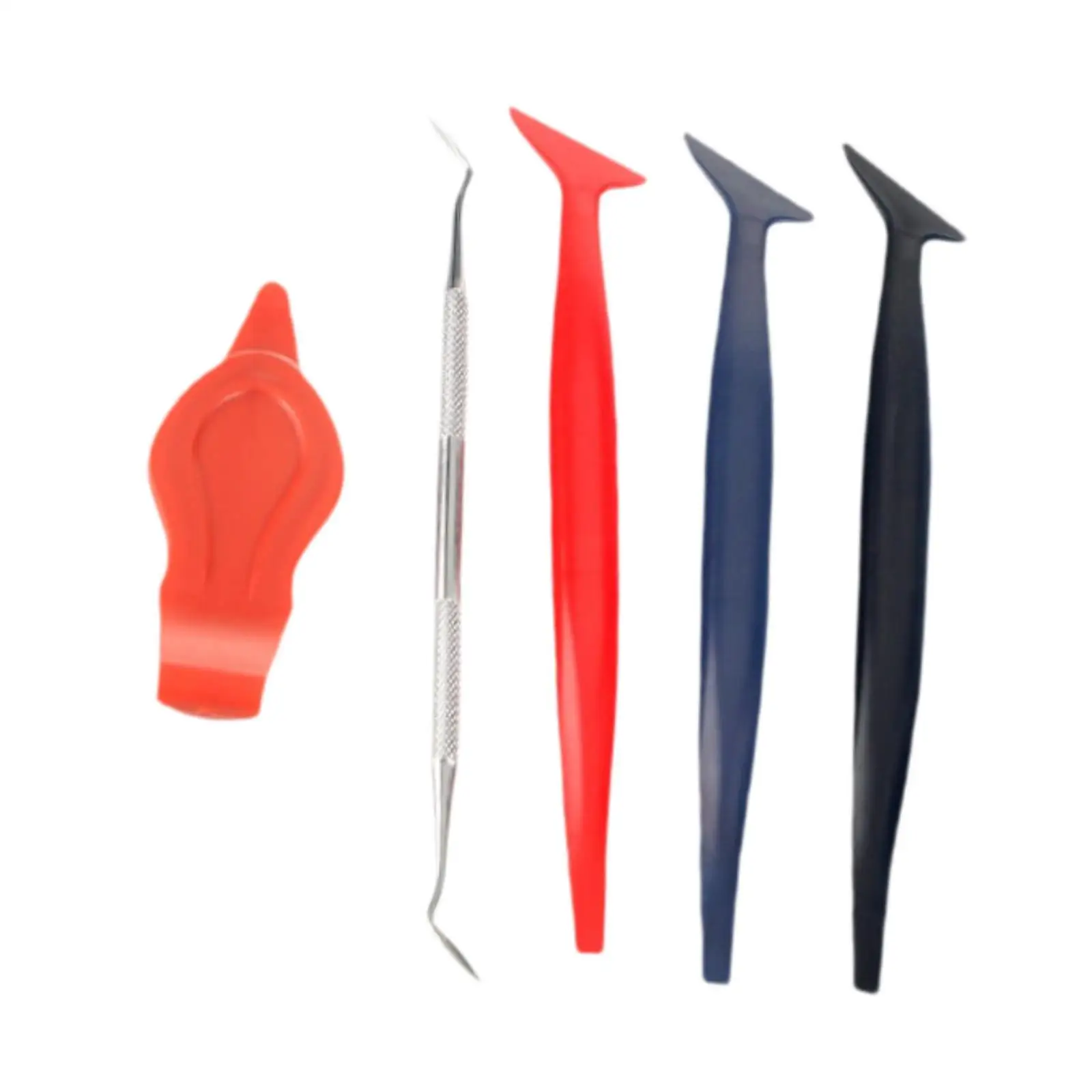 

Car Vinyl Wrap Tool Edge Scraper Scratchless Flexible Car Film Trimming Tool Red moderately soft