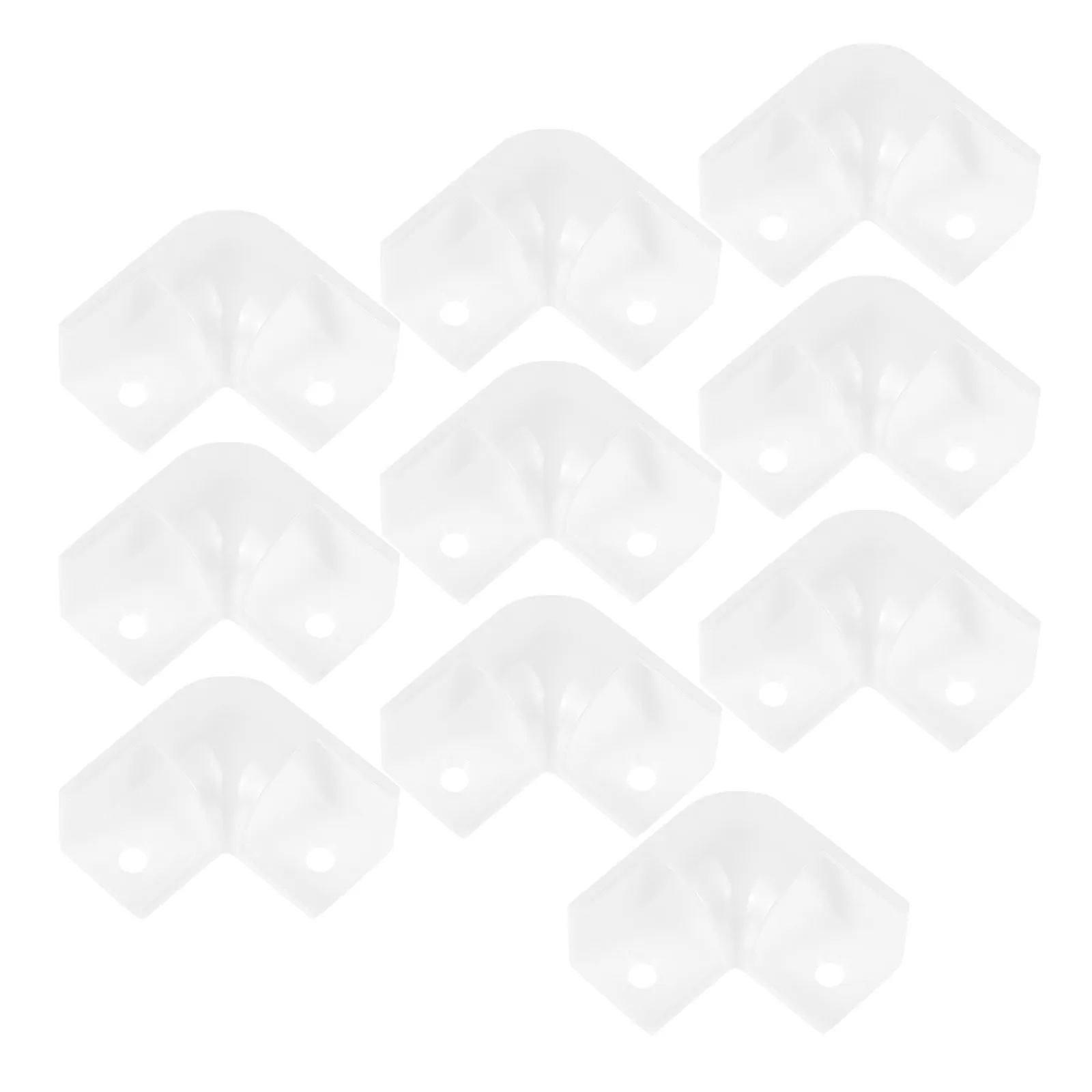 

10Pcs V Shape Corner Connectors for Strip Lights Plastic 90 Degree Turning Channels Lighting Kit Strip Light Connectors