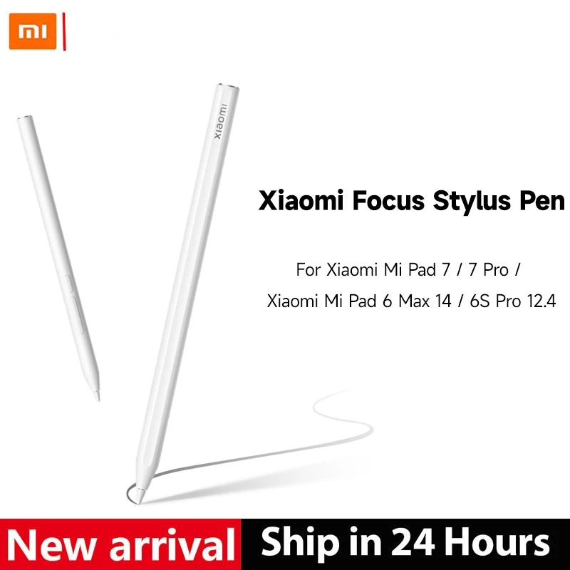 Xiaomi Focus Stylus Pen for Xiaomi Mi Pad 6 Max 14,Mi Pad 6s Pro 12.4 Tablet 8192 Levels Pressure Sensitivity Touch Smart Pencil