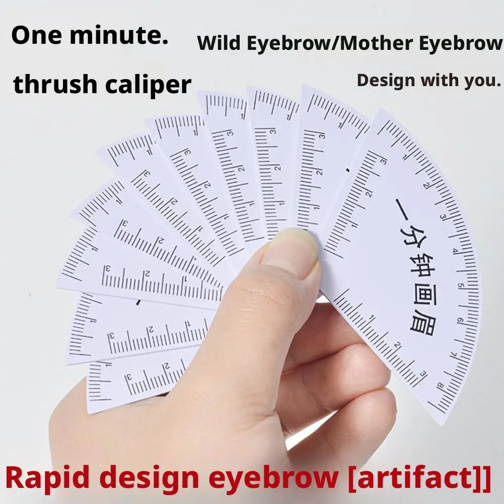 1 stücke Zeichnung Augenbraue Desgin Lineal Microblading Mapping Permanent Lineal Tattoo Werkzeug Guide Schablone Zeichnung Gestaltung Make-Up Sup Q9E6