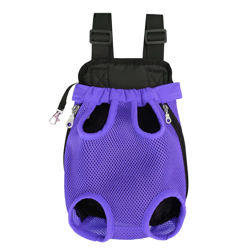 Legs Out Front Dog Carrier Bag Hands-Free Adjustable Pet Backpack Carrier Travel Bag for Dogs Cats Puppies Hiking Camping