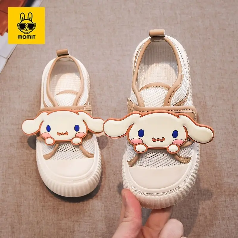 

Girly Heart Summer Kawaii Cinnamoroll Anime Sanrio Casual Mesh Net Shoes Cute Cartoon Breathable Sneakers Gifts for Kids