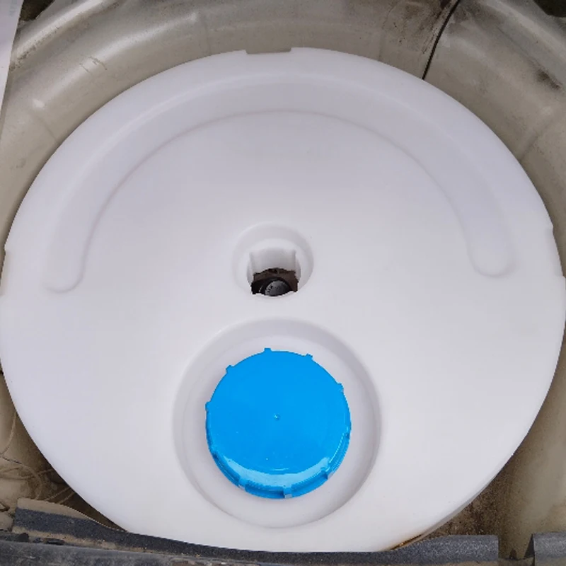TYTXRV 40L/55L/70L Round Water Tank PE Clean Water Tank for Universally Car Underbody & Rear-mounted Trunk-based Fixing