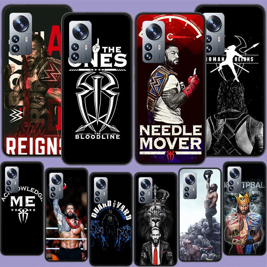 R-Roman Big Dog R-Reigns Phone Case For Xiaomi Poco X3 NFC X4 GT M3 M4 M5 M5S X6 X5 F6 Pro F5 F4 Mi F3 F2 F1 Cover TPU Capa Coqu