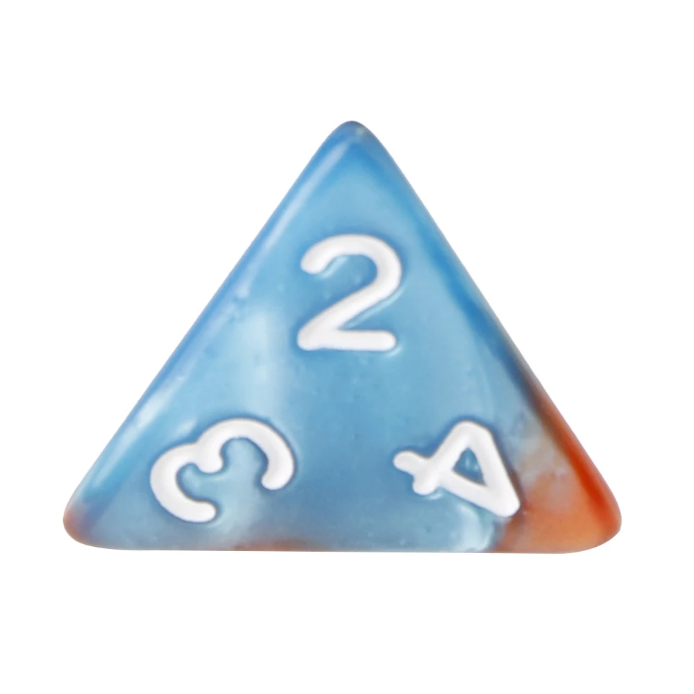 for RPG DnD D4 D6 D8 D10 D12 D20 for RPG Dungeons Playing Games Double-Colors Polyhedral Dice Mixed Color Dice Acrylic Dice