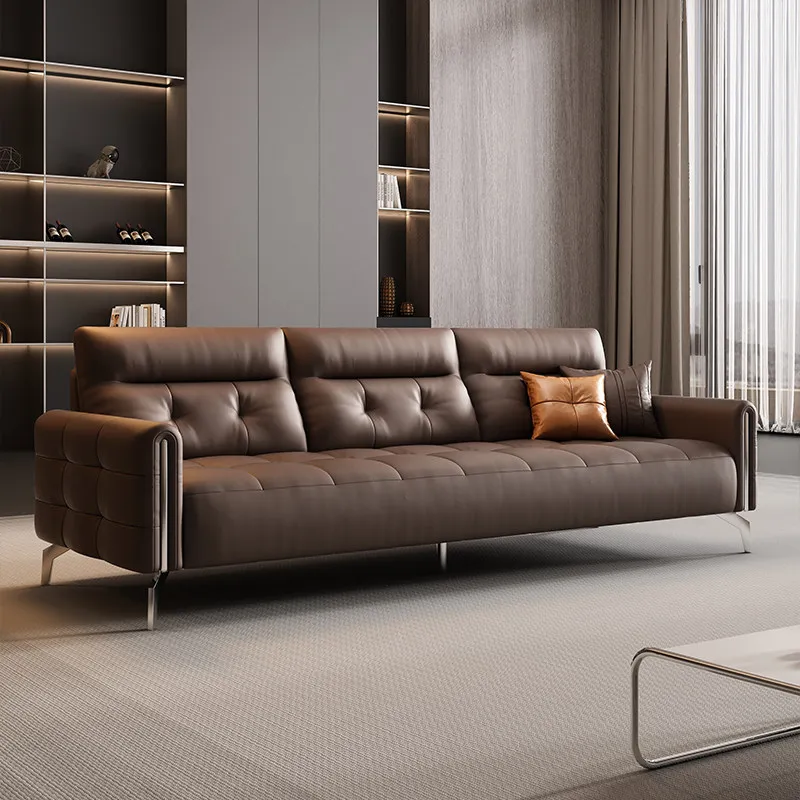 Retro Memory Foam Living Room Sofas Brown Nordic Italian Reading Living Room Sofas Luxury Loveseat Divano Gonfiabile Furniture