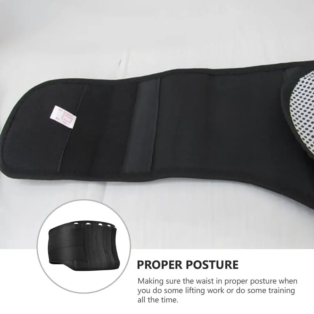 Back Support Belt Lumbar Support For Warehouse Worker Lower Brace Pain Relief Sciatica Scoliosis Adjustable Steel