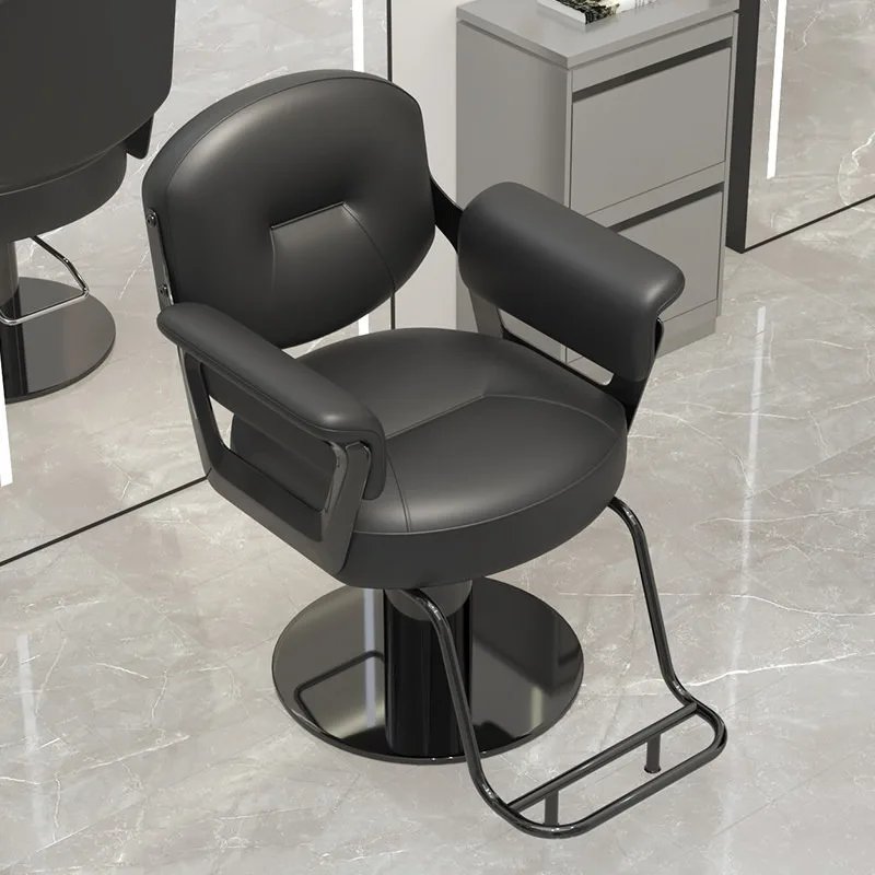 

Professional Facial Cosmetic Barber Chairs Make Up Tattoo Barber Chairs Waiting Shampoo Cadeira Giratoria Hair Salon Furniture