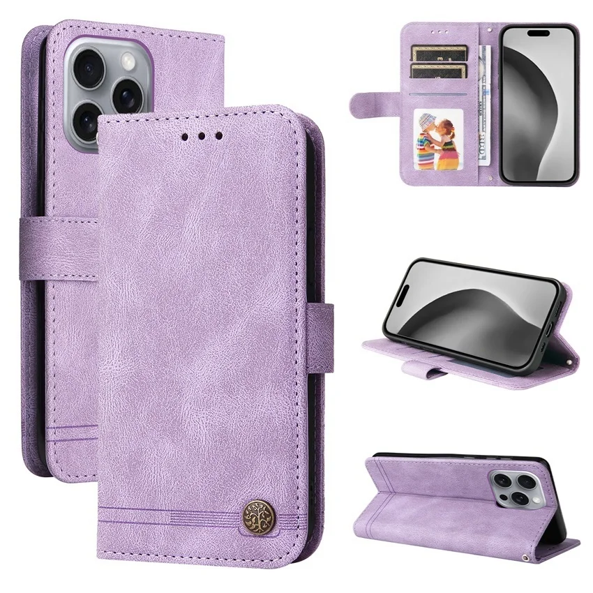 Funda de teléfono con hebilla de Metal pequeña para Vivo, Y32, Y33S, Y33T, Y35, Y35M, Y36, Y36i, Y36M, Y38, Y52, Y52T, Y53S, Y55, Y55S, Y56 Plus 2021, 4G, 5G