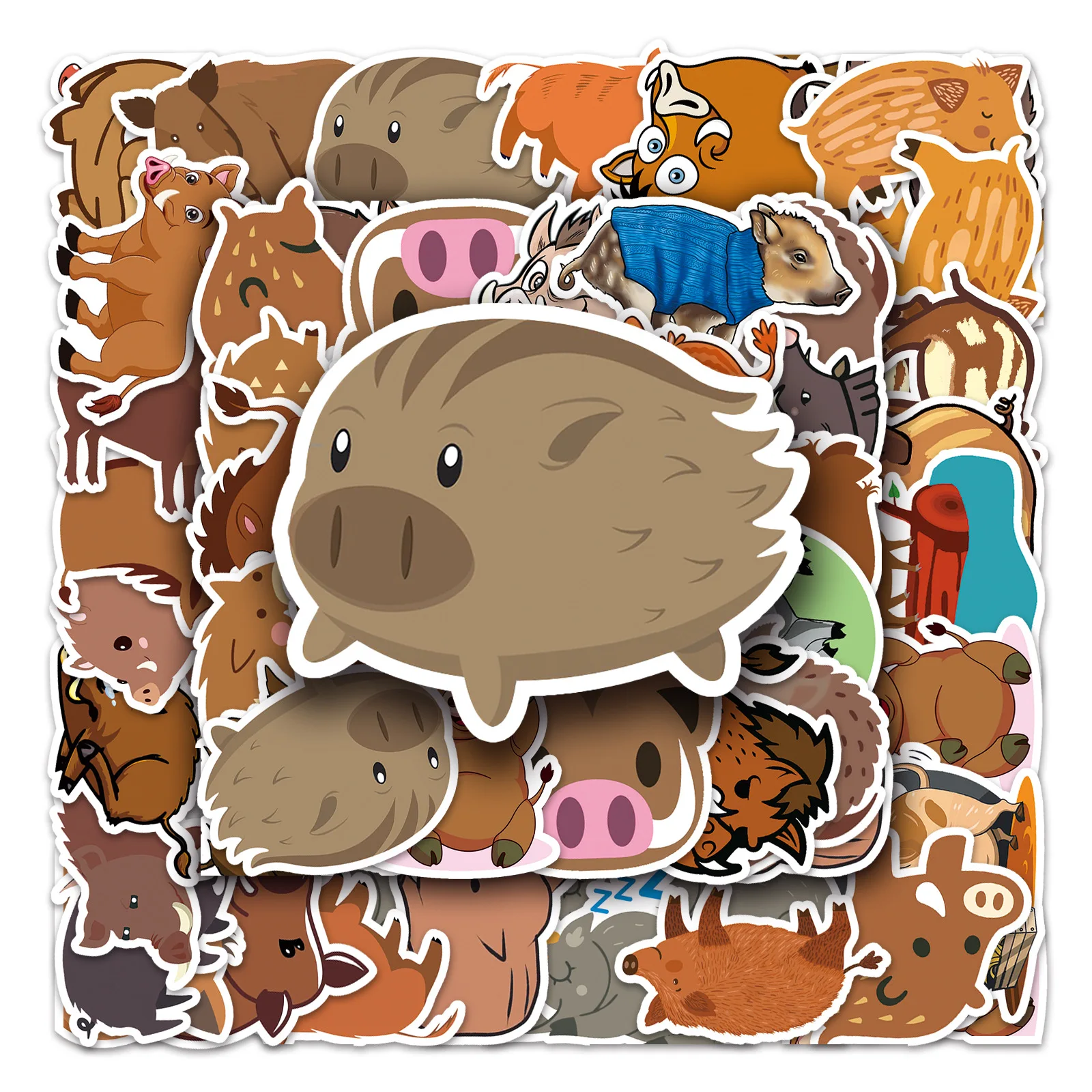 50 Adesivos de Javali Estilo G - Kids Toys Cartoon Images avaliação e preço