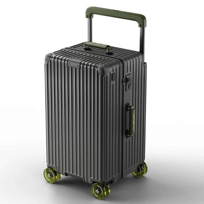 New Wide Pull Rod Luggage Women's Travel Suitcase Men's Boarding Case 20 Inch Password Box 24 Large Capacity 28 30 Inch Trunk