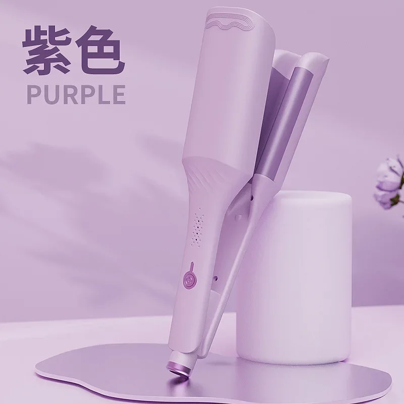 Bestseller Deep V Negative Ion Curling Iron 32mm Water Ripple Egg Roll Wool Large Roll Lasting Setting Does Not Hurt Hair