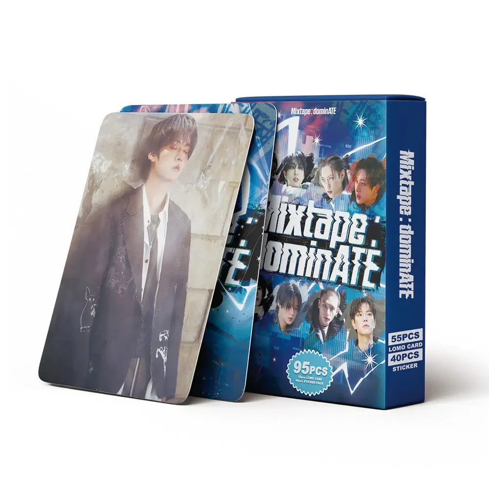 95 قطعة/المجموعة KPOP ألبوم جديد Mixtape dominate ثلاثية الأبعاد بطاقة الصور LOMO بطاقة Seonghwa Yunho فتاة هدية جمع بطاقة الصور