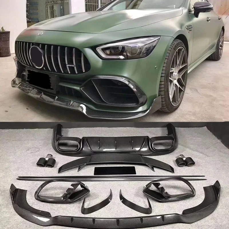 

Gt50 Gt53 Carbon Fiber Front Bumper Lip Air Vents Rear Diffuser Side Skirts Rear Spoiler for GT50 Car Body Kit