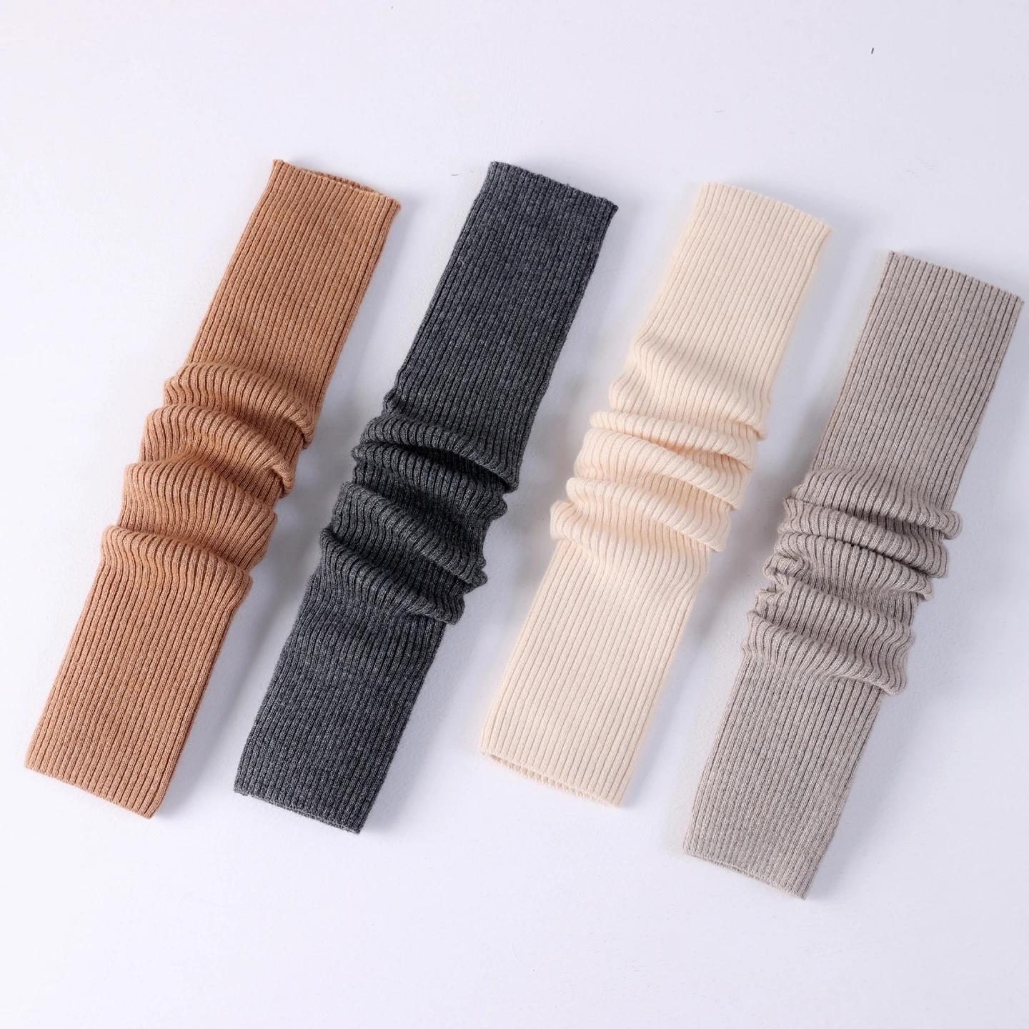 54cm Cashmere Simple Ballet Style Sock 2026 Solid Color Mid-calf Calf Socks Sun Protection Stepping on Feet JK Stockings