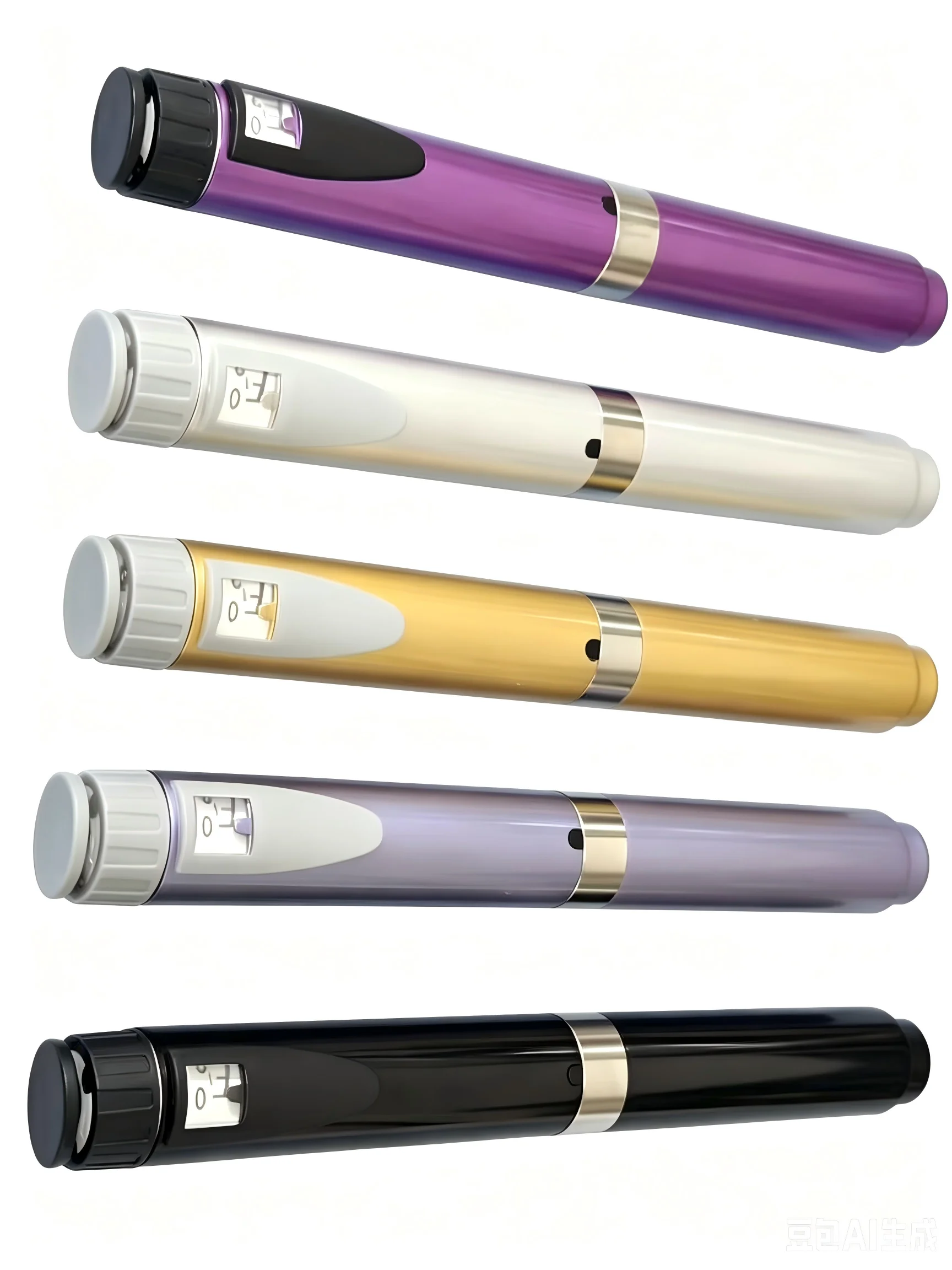 Insulin Cartridge Compatible Injection Pen, Reusable Beauty Mesotherapy Pen for Facial Wrinkle Care, Crow’s Feet Treatment