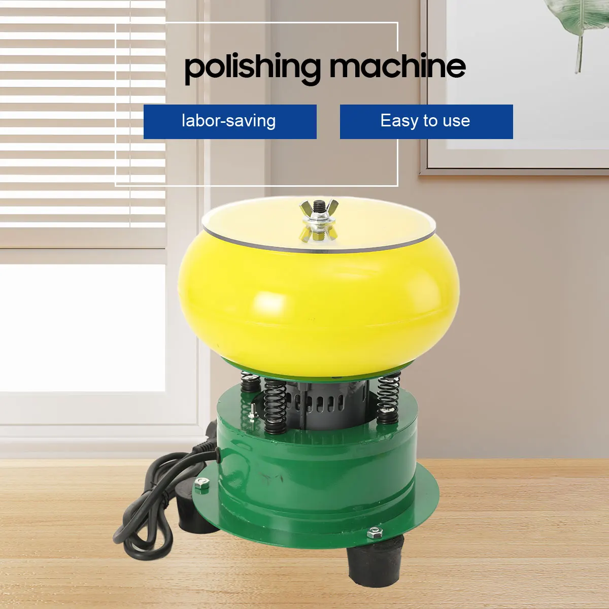 Machine de polissage par vibrations en Jade, rectifieuse par vibrations d'agate pour bijoux en métal, polisseuse vibrante, outils de broyeur