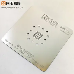 Amaoe BGA Reballing Stencil BGA153 BGA162 BGA169 BGA186 BGA221 BGA254 For XIAOMI HUAWEI VIVIO HDD NAND Hardisk Plant Net