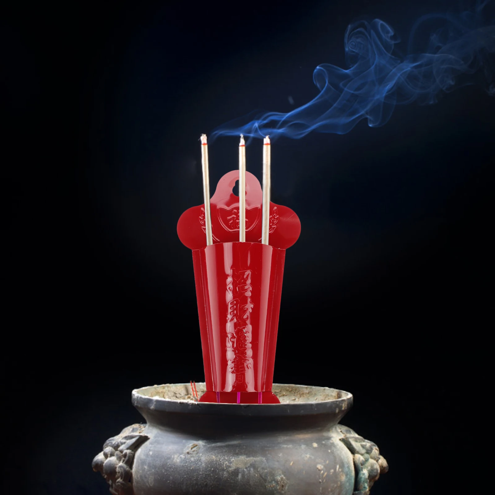 

2 Pcs Wall Incense Burner Censer Hanging Furnace Stainless Steel Home Office Temple Decor Aromatic Holders Sticks