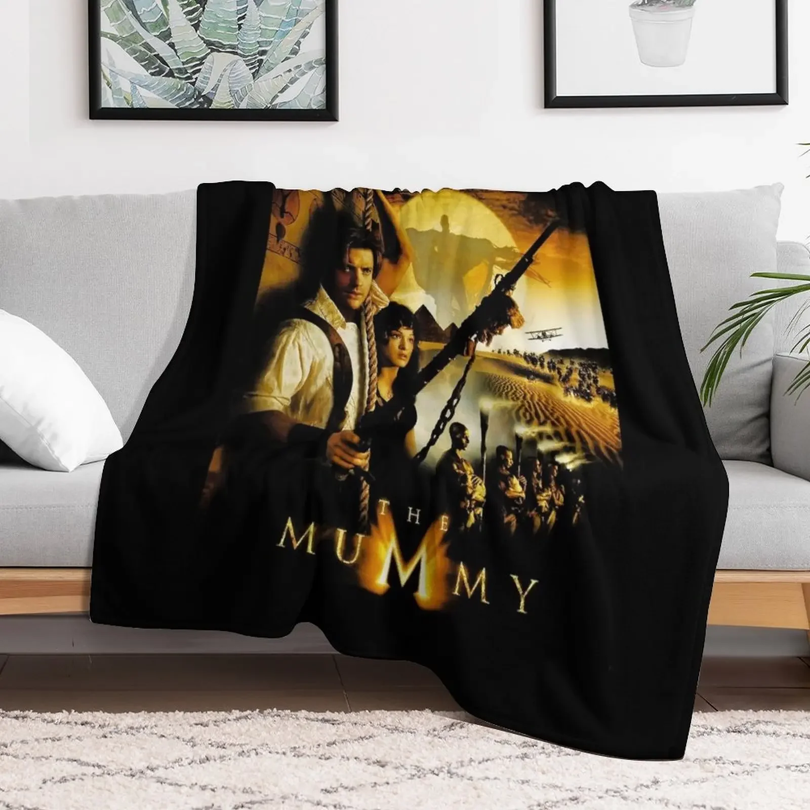 New Vintage The Mummy More Like the Daddy Throw Blanket Soft Plush Blanket as Housewarming Gift
