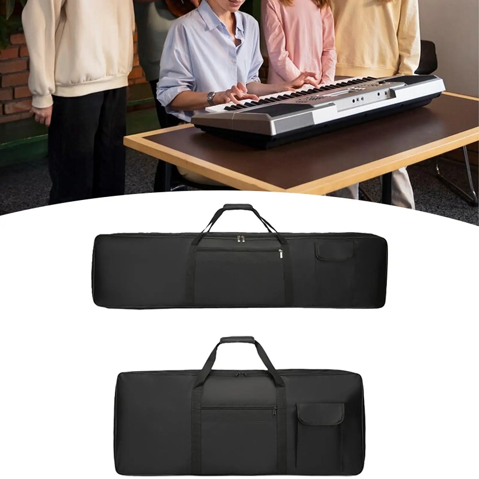 Keyboard Case Electronic Piano Cover Case for Music Studio Travel Concert