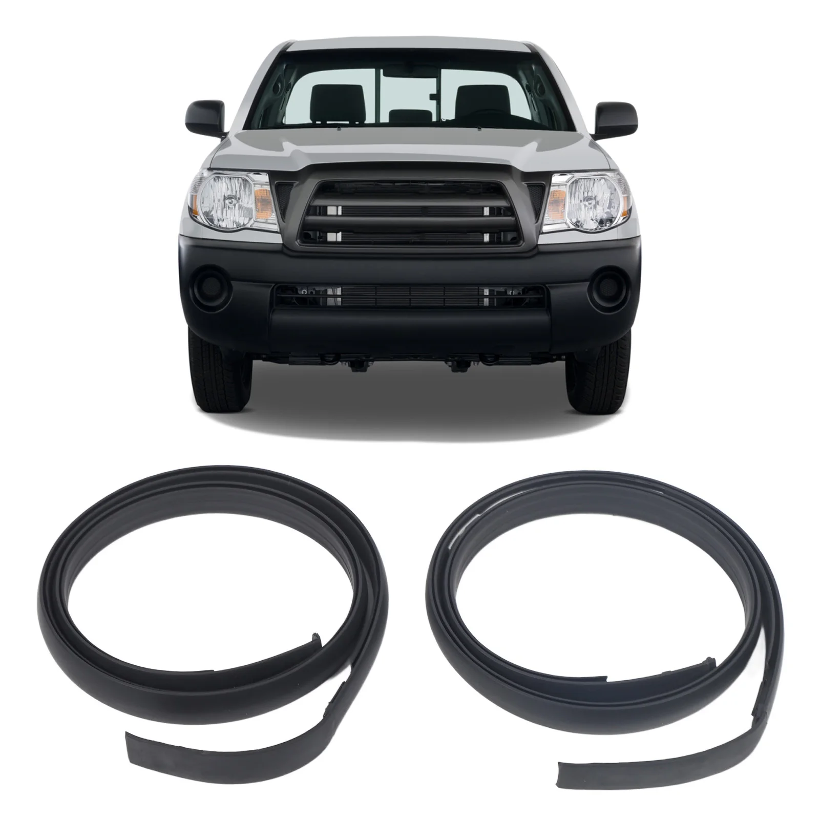 

2PCS Roof Drip Molding Left Right Rubber 75 for Toyota Tacoma Double Cab, Increased Safety Auto Roof Trim