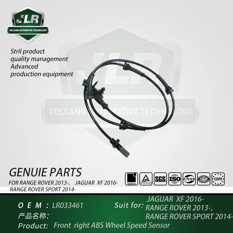 Jaguar Land Rover Wheel Speed ABS Sensor front right For Range Rover Sport 2014-,Range Rover2013,Jaguar XF 2016-,OEM: LR033461